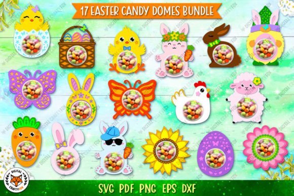 Easter Candy Dome Holder Bundle 63012704 Creativo Digital Creativo Digital